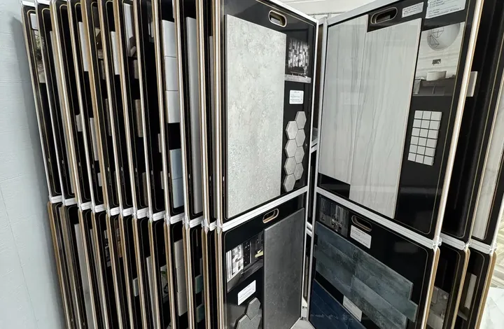 Ceramic Design Center tile sample display