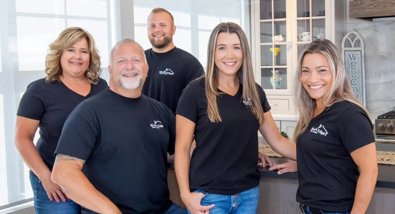 The Milardo family and the River's Edge team